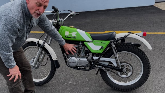 No Reserve: 1975 Kawasaki KT250 Trial for sale on BaT Auctions