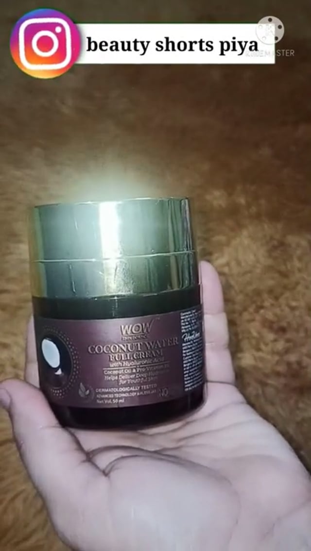 Wow skin science Coconut Water Full Cream Review | Face cream | wow face cream | wow cream