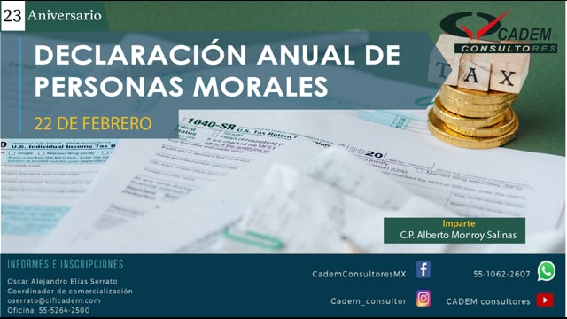 Declaración anual de personas morales