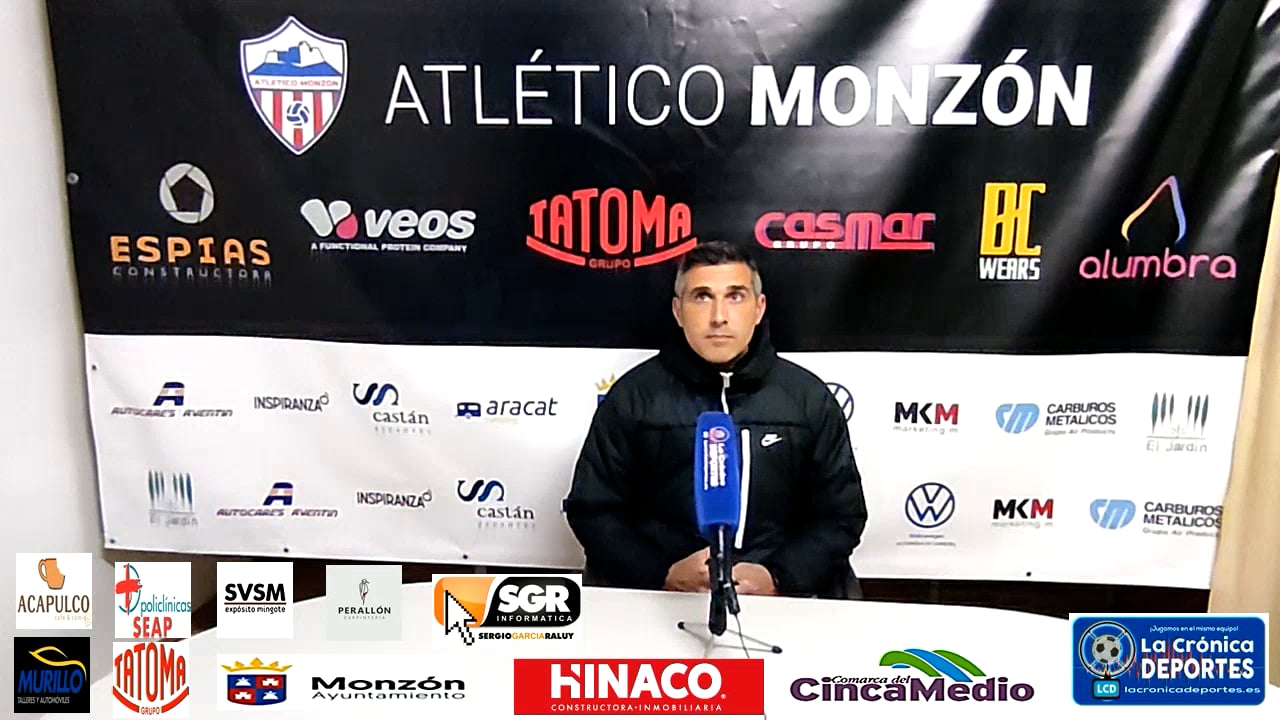 LA PREVIA / Monzón - Calamocha / J 25 / Cristian Abad (Entrenador AT Monzón) 3ª División