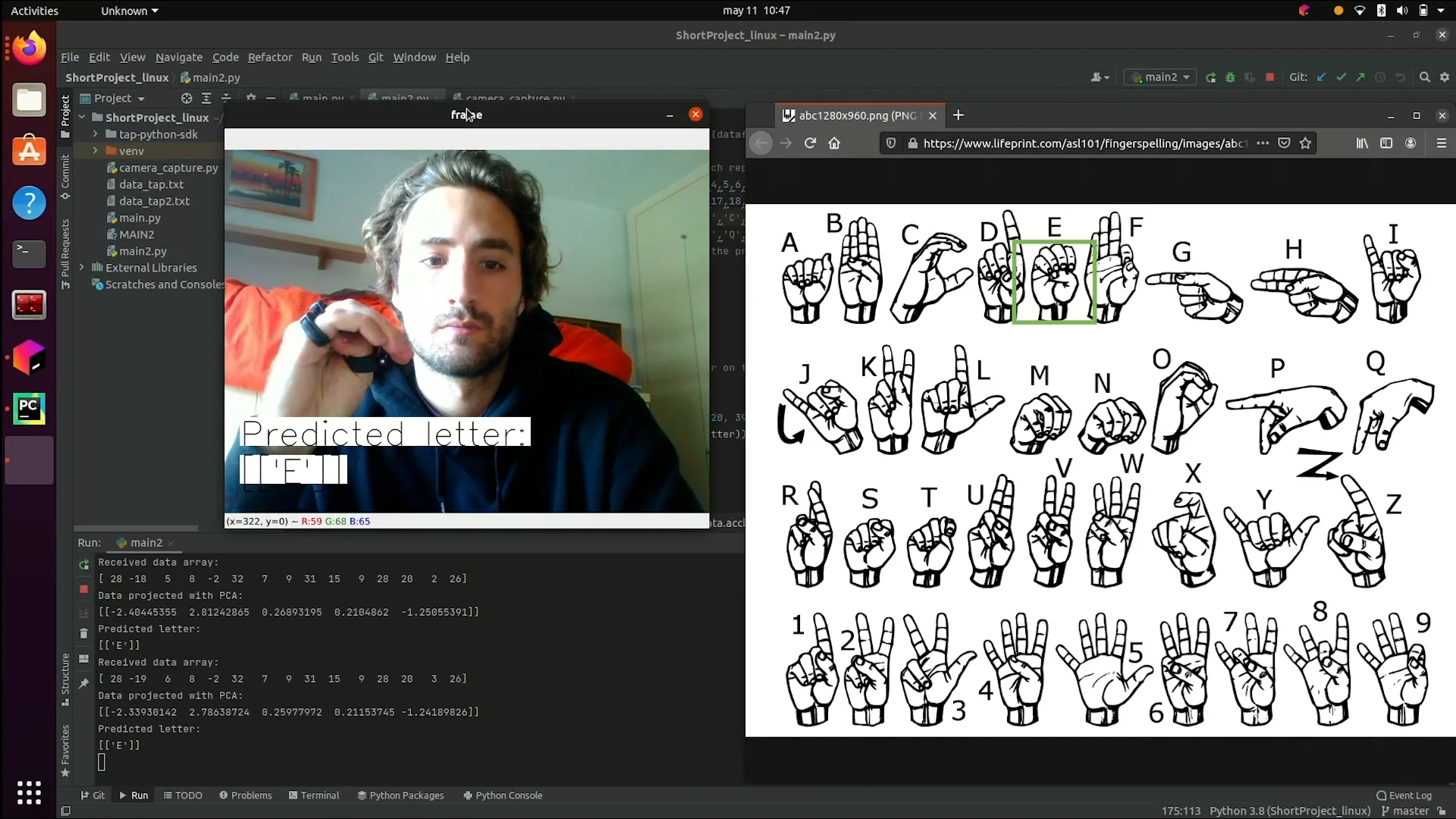 American Sign Language alphabet recognition using the Tap Strap hand ...