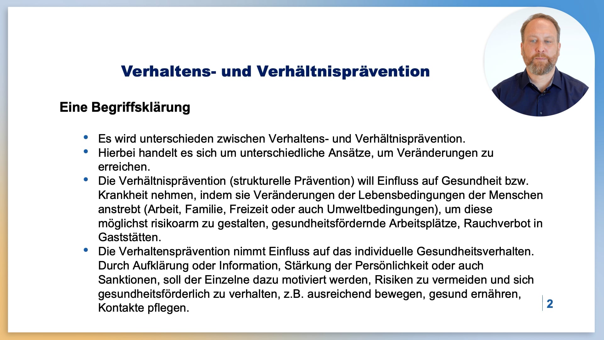 Verhaltens- und Verhältnisprävention | KI und Leadership | KI-Campus