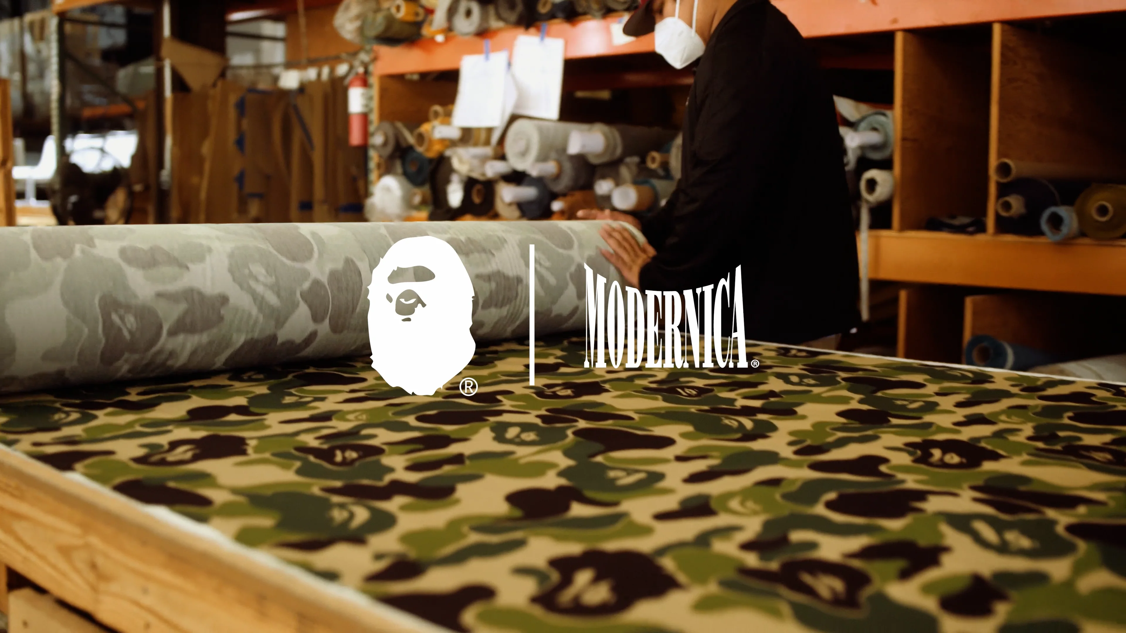 Modernica x Bape Case Study® Side Shell Eiffel Upholstered