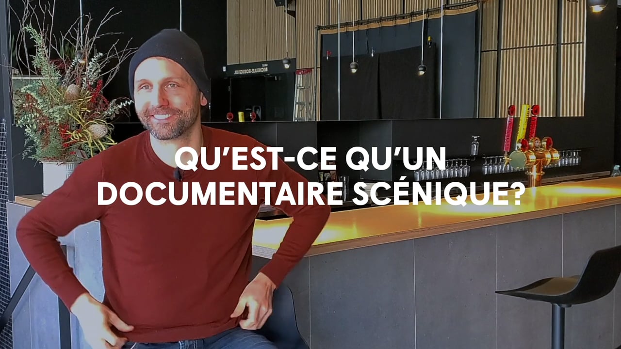 Émile Proulx-Cloutier à&nbsp;propos de la forme des documentaires scéniques