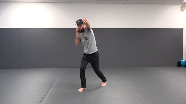 Moving Backward while throwing punches