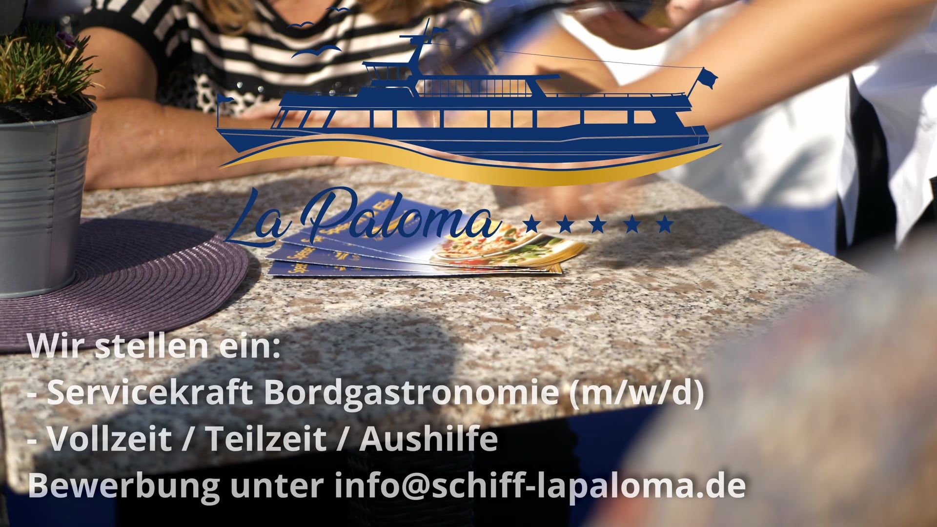 #Recruiting La Paloma, wir suchen Servicepersonal