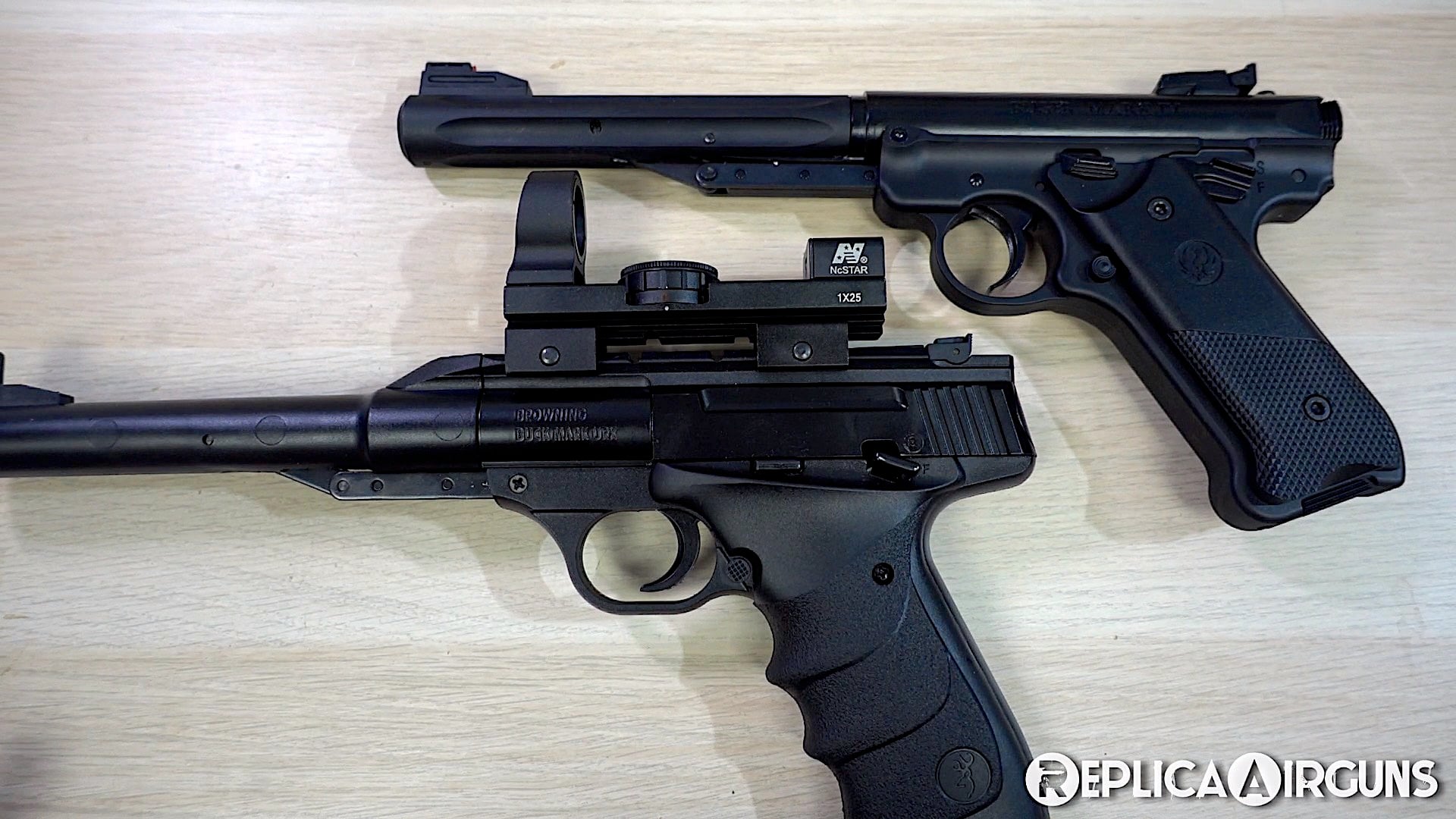 Umarex Ruger Mark IV Break Barrel .177 Cal Pellet Pistol Table Top Review