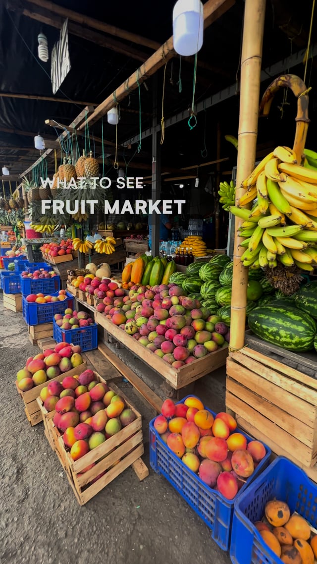 Fruit Market - What to See in Ecuador