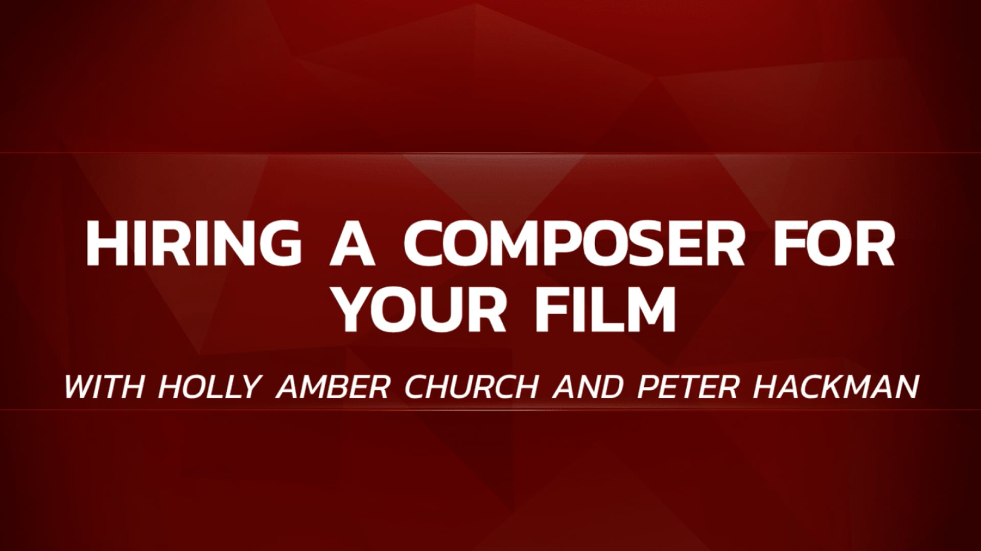 Hiring a Composer for your Film