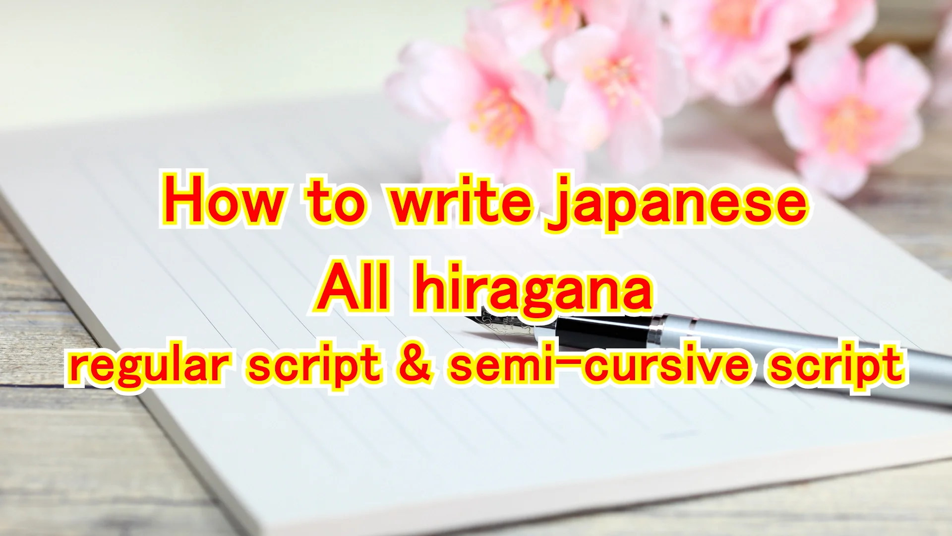 Watch How to write japanese All hiragana Online Vimeo On Demand on Vimeo