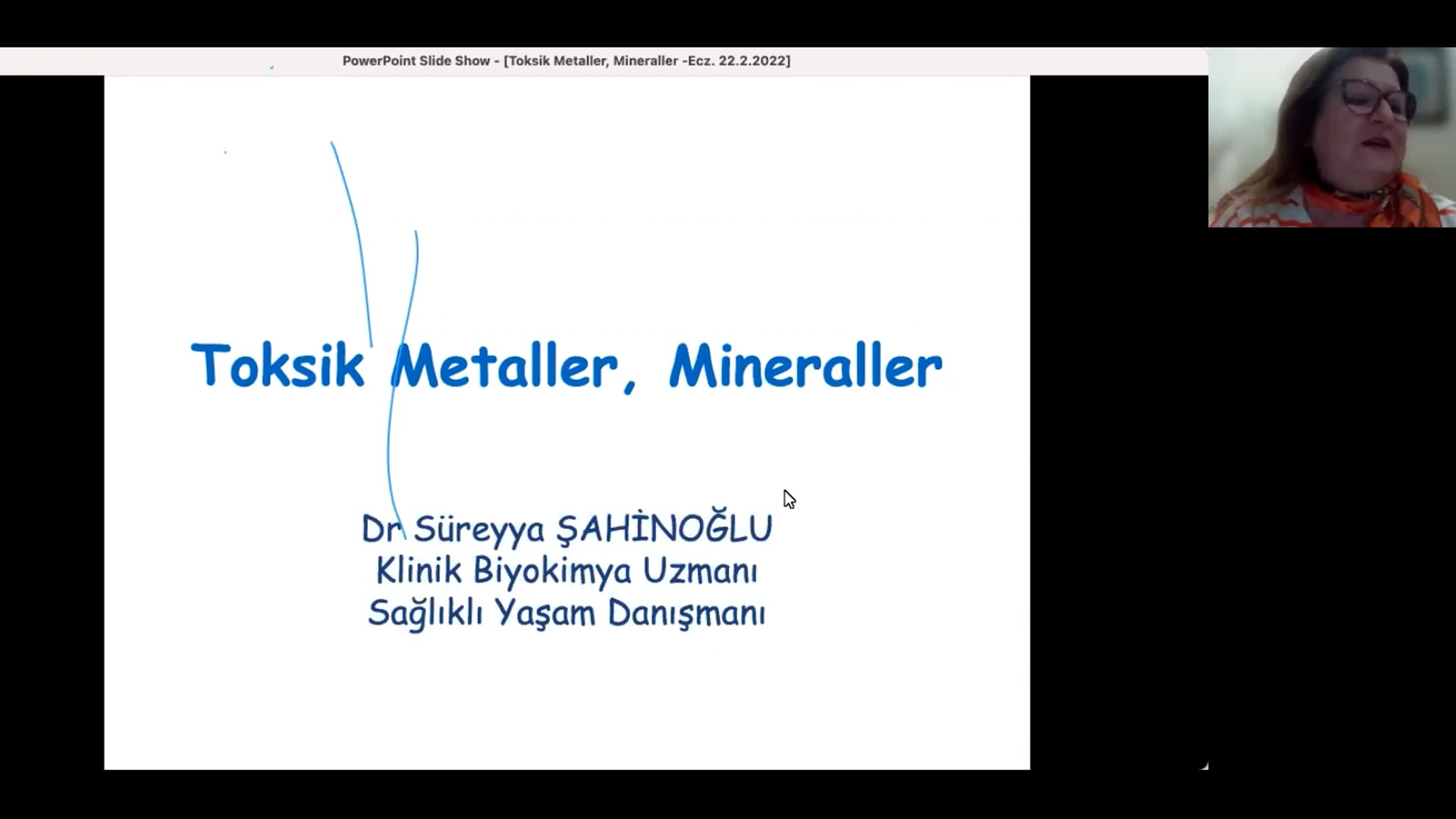 2022-02-22 - Hücre İçi Hücre Dışı Mineral ve Metal Paneli -  Dr Süreyya Şahinoğlu