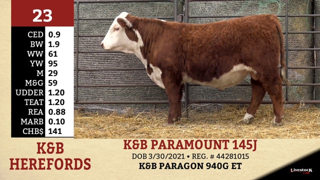 Lot #23 - K&B PARAMOUNT 145J