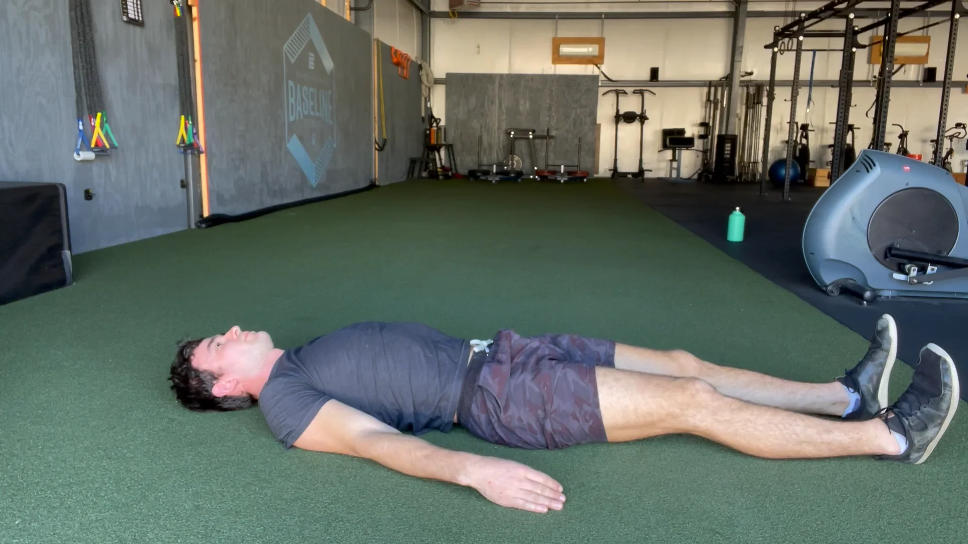 Hooklying Active Hamstring Stretch on Vimeo