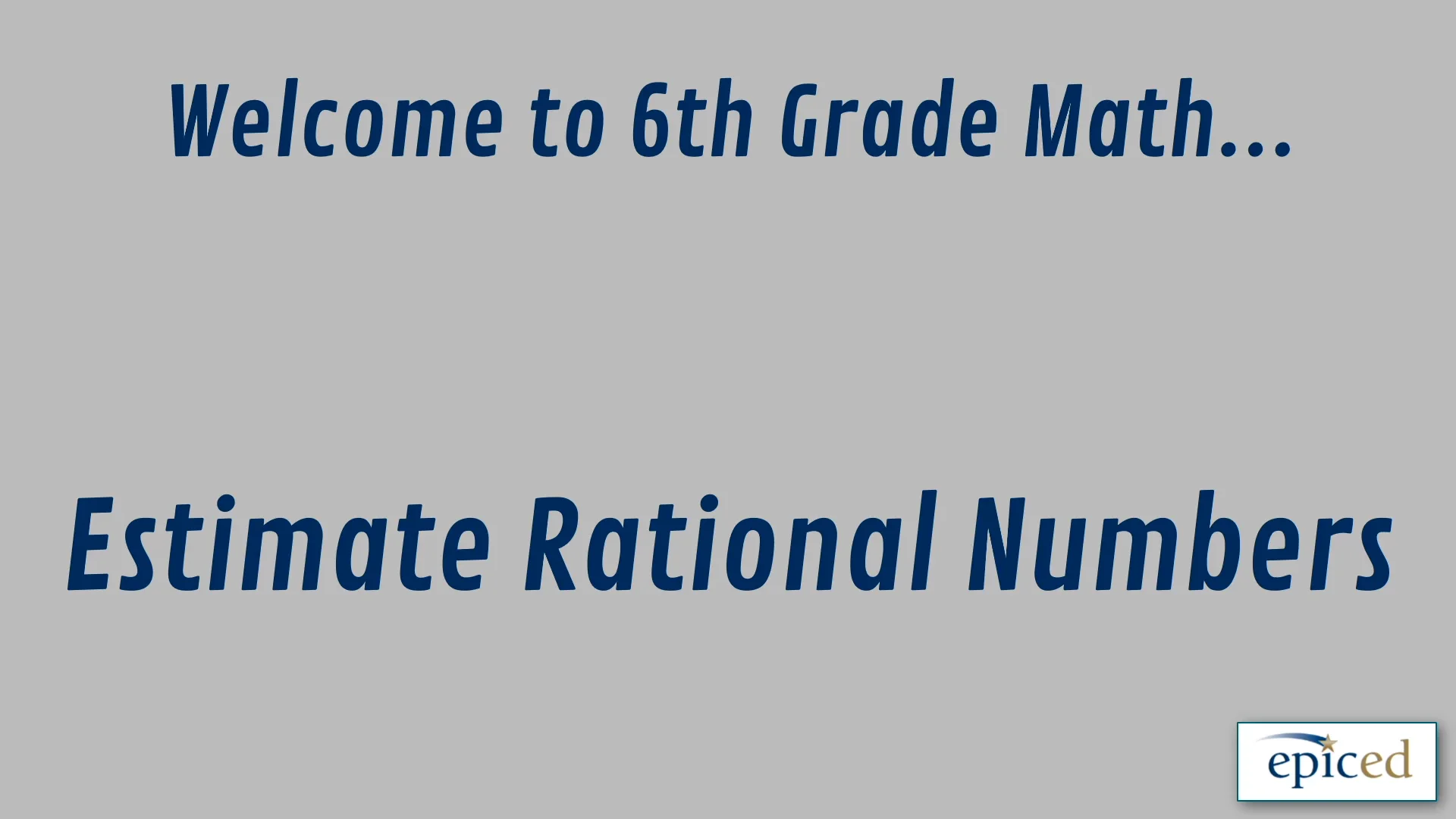 6N21 Estimate With Integers Video on Vimeo