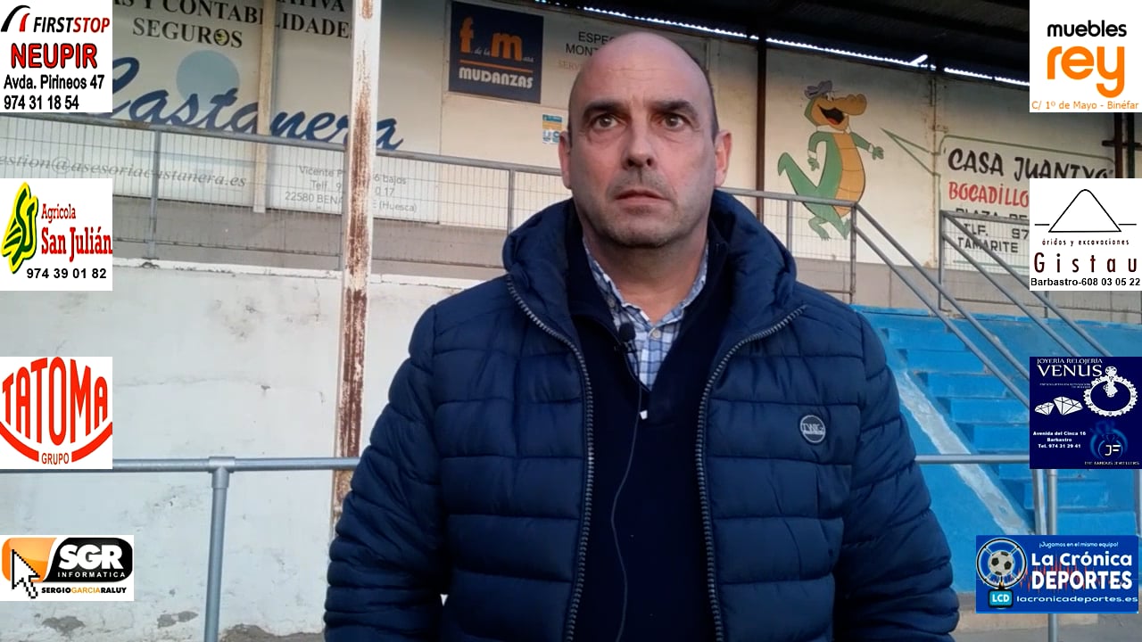 EVARISTO ÁLVAREZ (Entrenador Zaragoza 2014) CDJ Tamarite 4-0 Zaragoza 2014 / Jornada 22 / Preferente - Gr 1