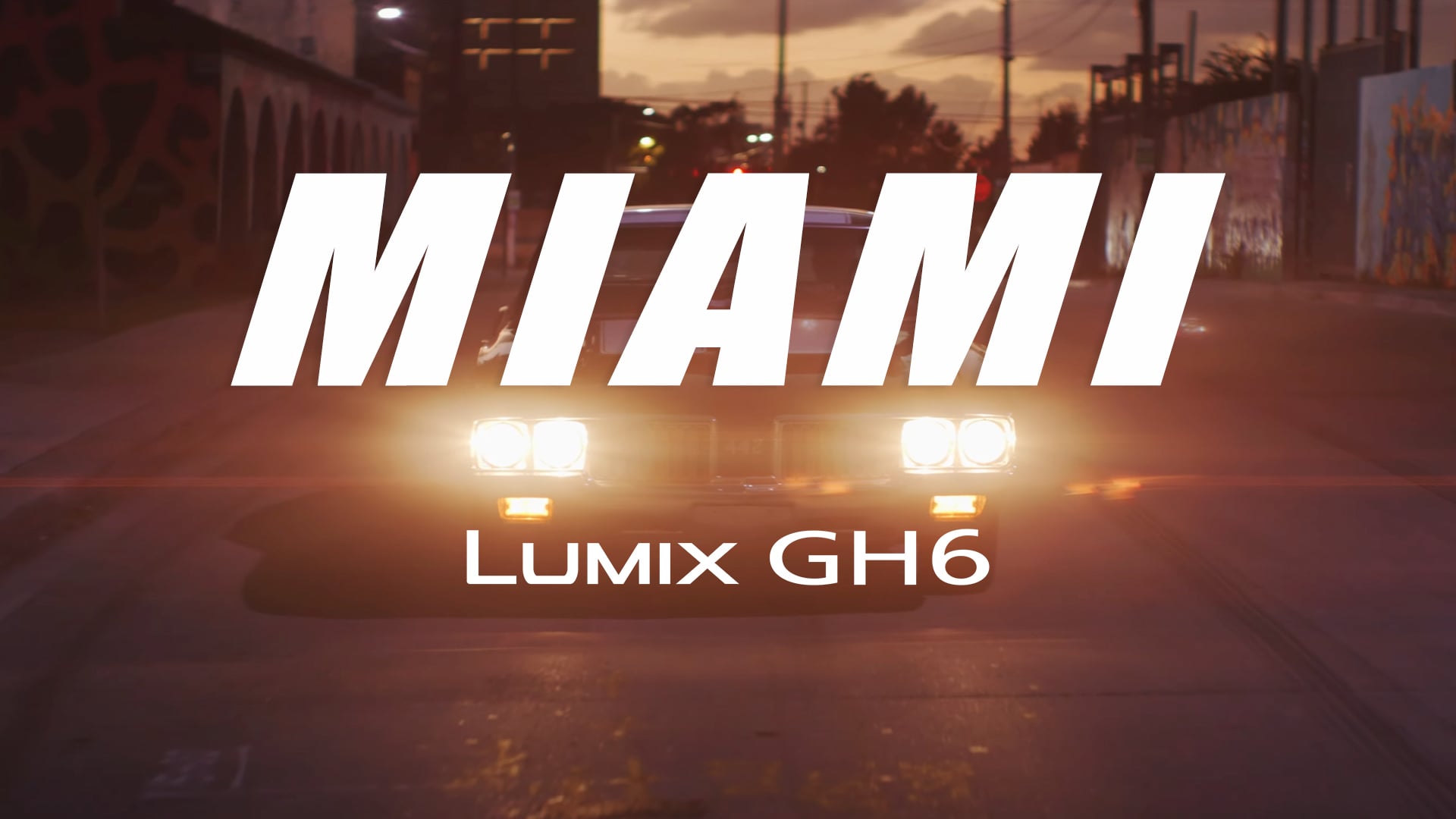 Panasonic Lumix GH6 "MIAMISTERY" (Anamorphic)