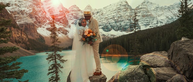 Jada + Curtis - Moraine Lake Elopement