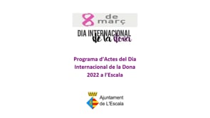 Programació d'actes pel Dia de la Dona 