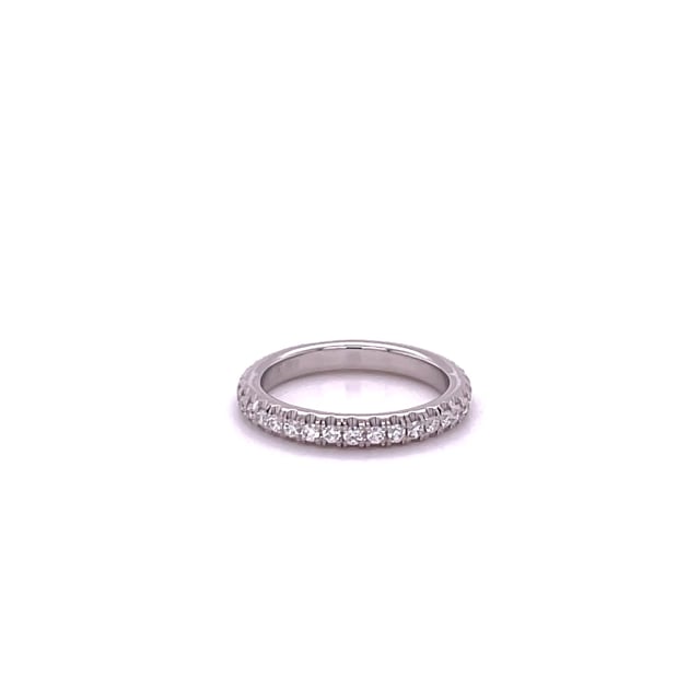 0.55 carat alliance (tour complet) en or blanc avec diamants ronds