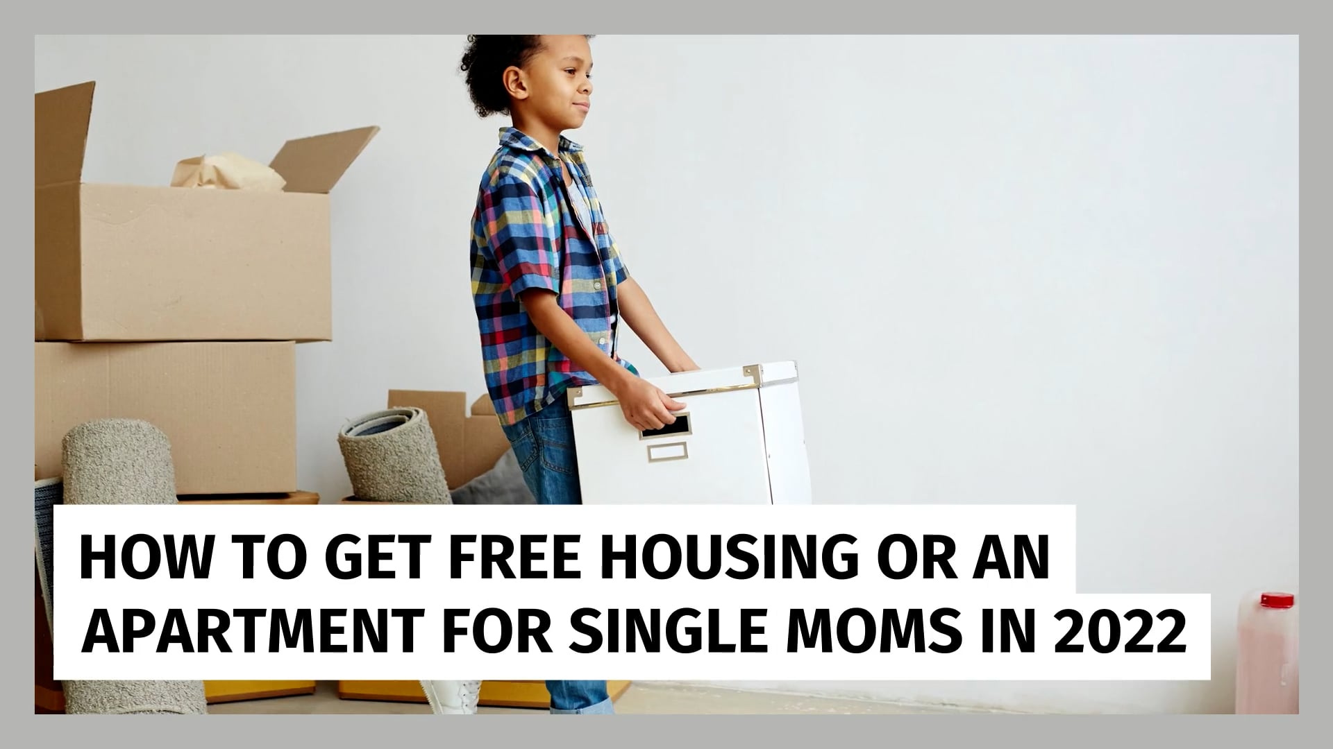 How to get free housing or an apartment for single moms in 2022 on Vimeo