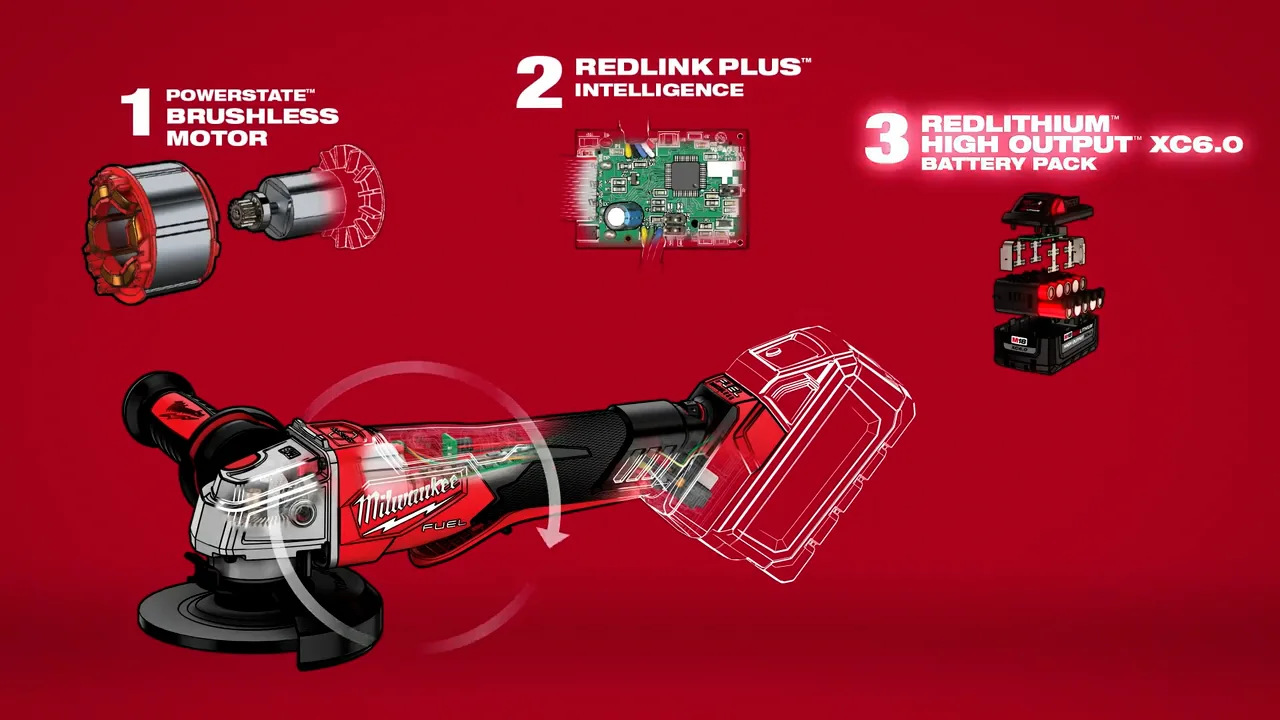 エンミルンルート Milwaukee M18 FUEL 4-1/2