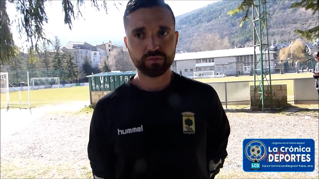 JAVIER GENOVÉS (Entrenador Robres) UD Biescas 0-2 CD Robres / J 25 / 3ª División