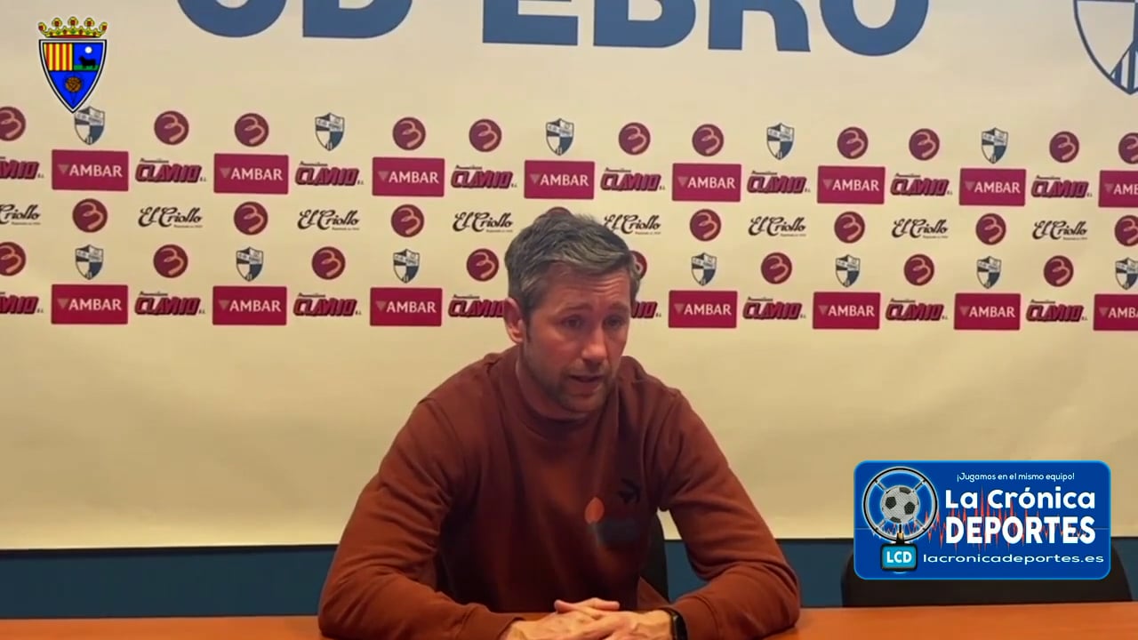 VÍCTOR BRAVO (Entrenador Teruel) CD Ebro 2-0 CD Teruel / Jornada 23 / 2ª RFEF - Grupo 3 / Fuente: YouTube CD Teruel