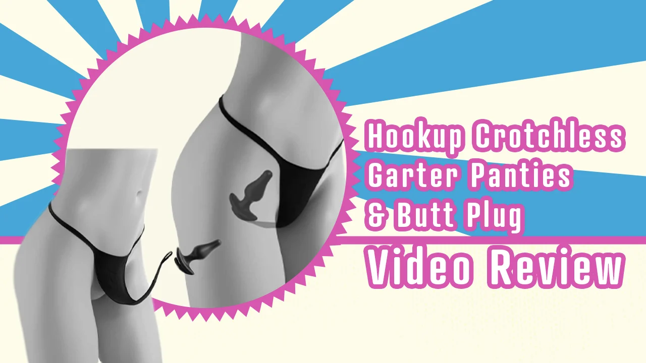 Hookup Crotchless Garter Panties & Butt Plug Video Review by Betty's Toy  Box on Vimeo