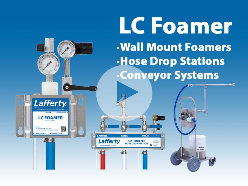 915122 - 2- Hose 1035 Sanitize / LC Foam Hose Drop Station