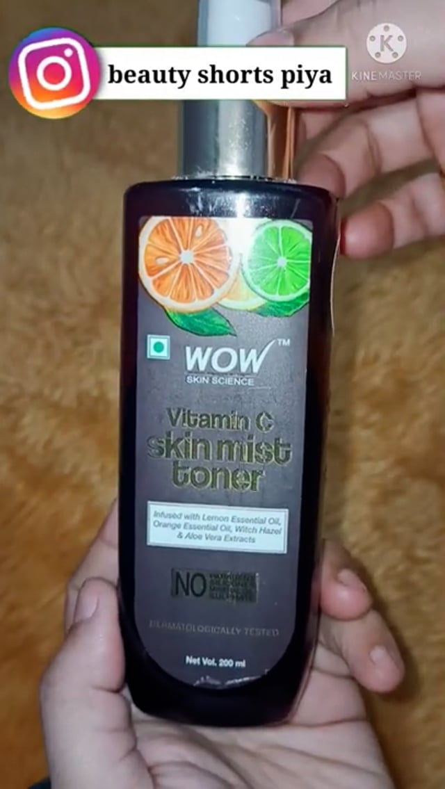 Wow skin science vitamin C skin mist toner review | affordable toner | wow | toner