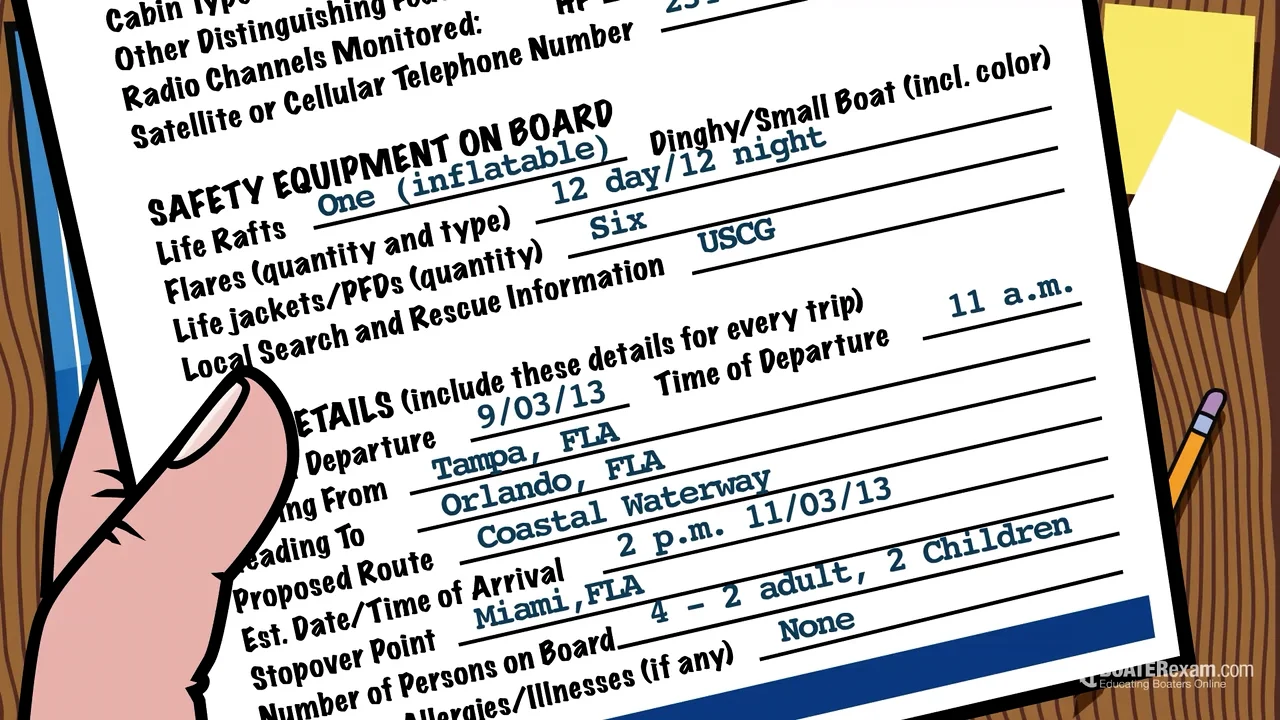 Float Plans: What They Are &amp; How to Create One | BOATERexam.com®