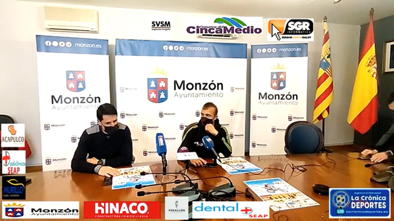 Presentación del Campeonato de Aragón de Motocross que se celebrará el domingo 6 de Marzo en Monzón