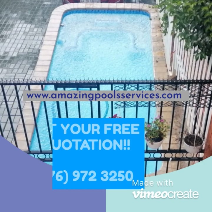 New pool fully installed on Vimeo