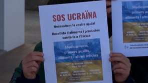 Recollida d'aliments i productes sanitaris per Ucraïna a l'Escala