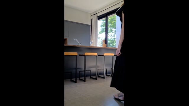 Banqueta Standard - Feito em aço e madeira muiracatiara