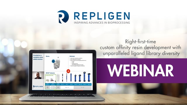 Right-first-time custom affinity resin development with unparalleled ligand library diversity