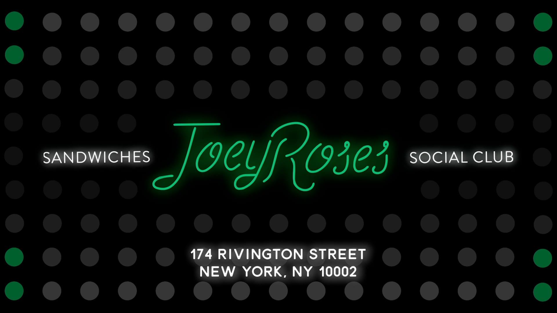 Joey Roses Joey Roses Craft Cocktails on Vimeo