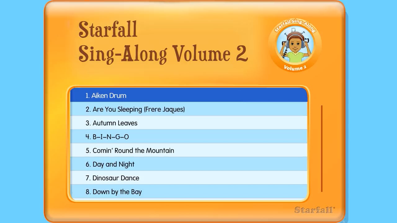 Sing-Along Vol 2 - Starfall On Vimeo