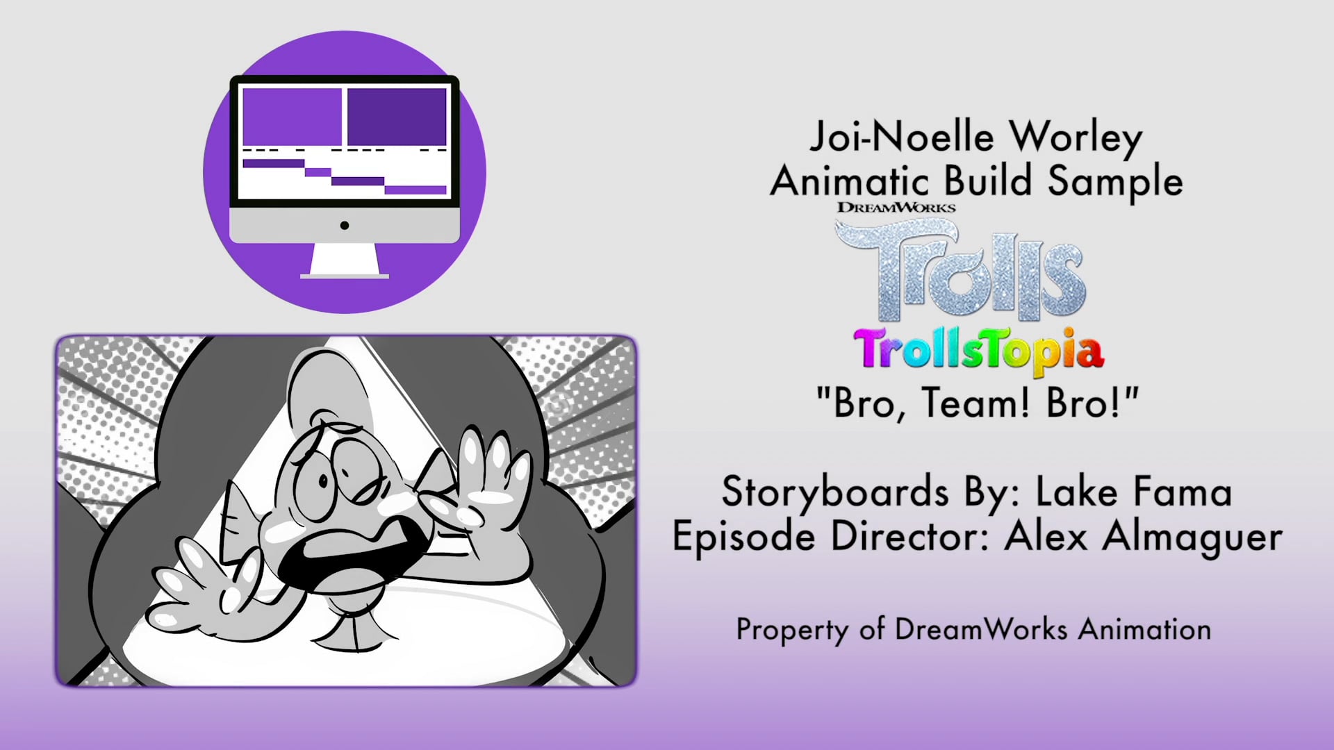 TrollsTopia | Bro Team! Bro! | Joi-Noelle Worley | Assistant Editor Build  Sample