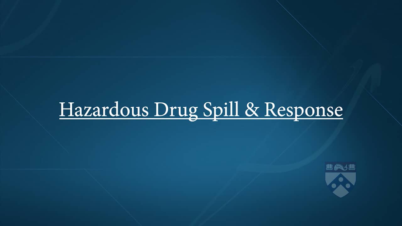 80Hazardous Drug Spill Response Infusion Nursing English on Vimeo