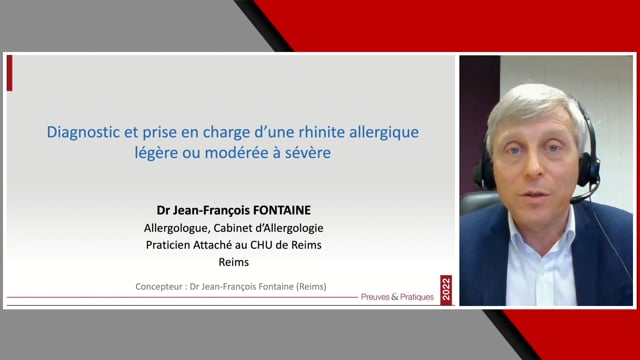 Prise en charge de la rhinite allergique, des formes légères à modérées