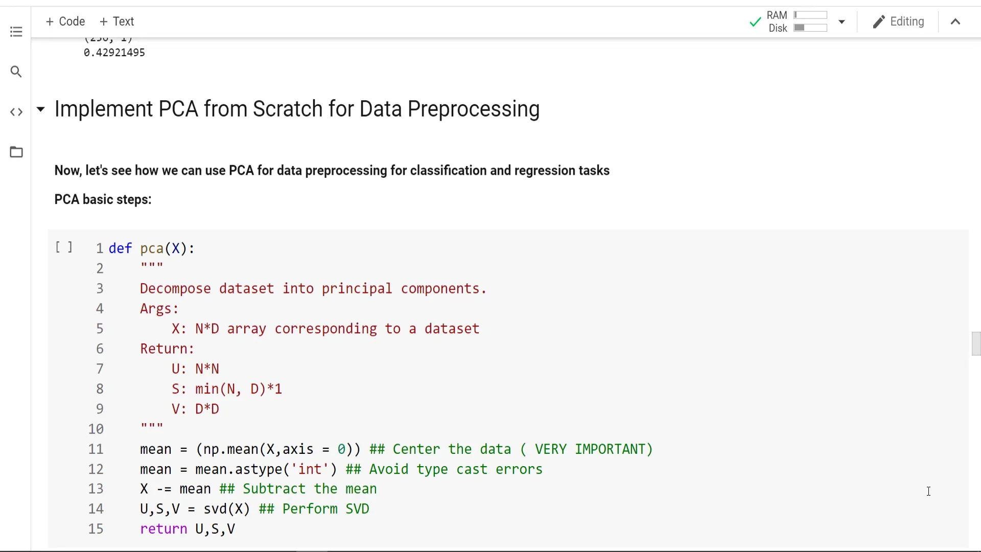 198 PCA - Data Preprocessing Scratch on Vimeo