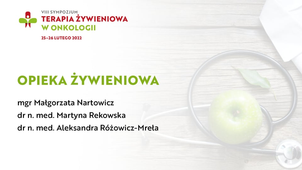 Grafika dla Opieka żywieniowa