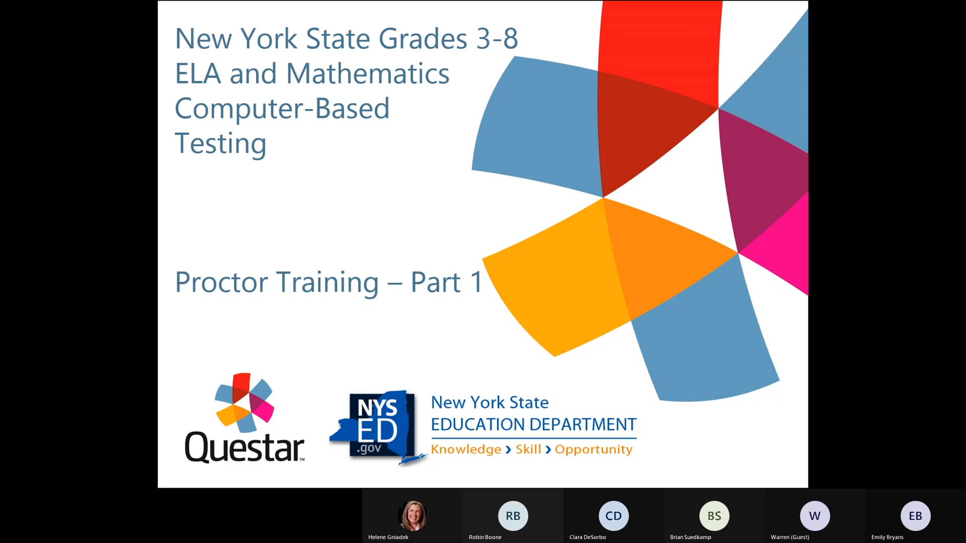 NYSED ComputerBased Testing (CBT) 2022 Proctor Training Part 1