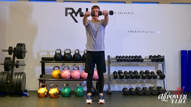 Double Standing Front Raise