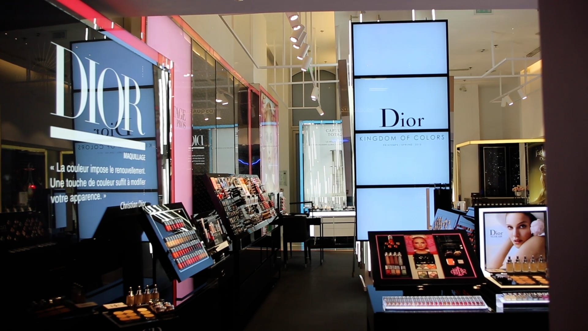 Dior Kingdom of Colors Paris In-Store Display