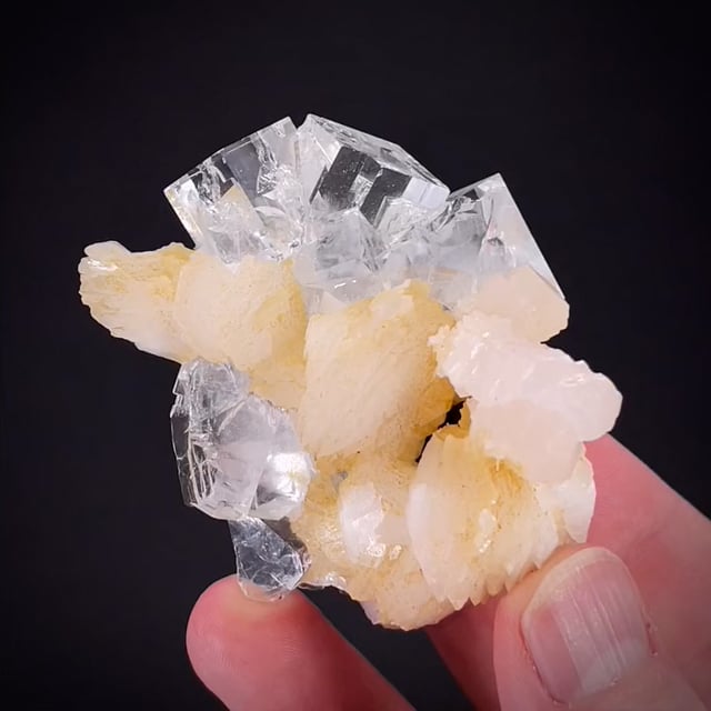 Fluorite and Calcite (water clear!)