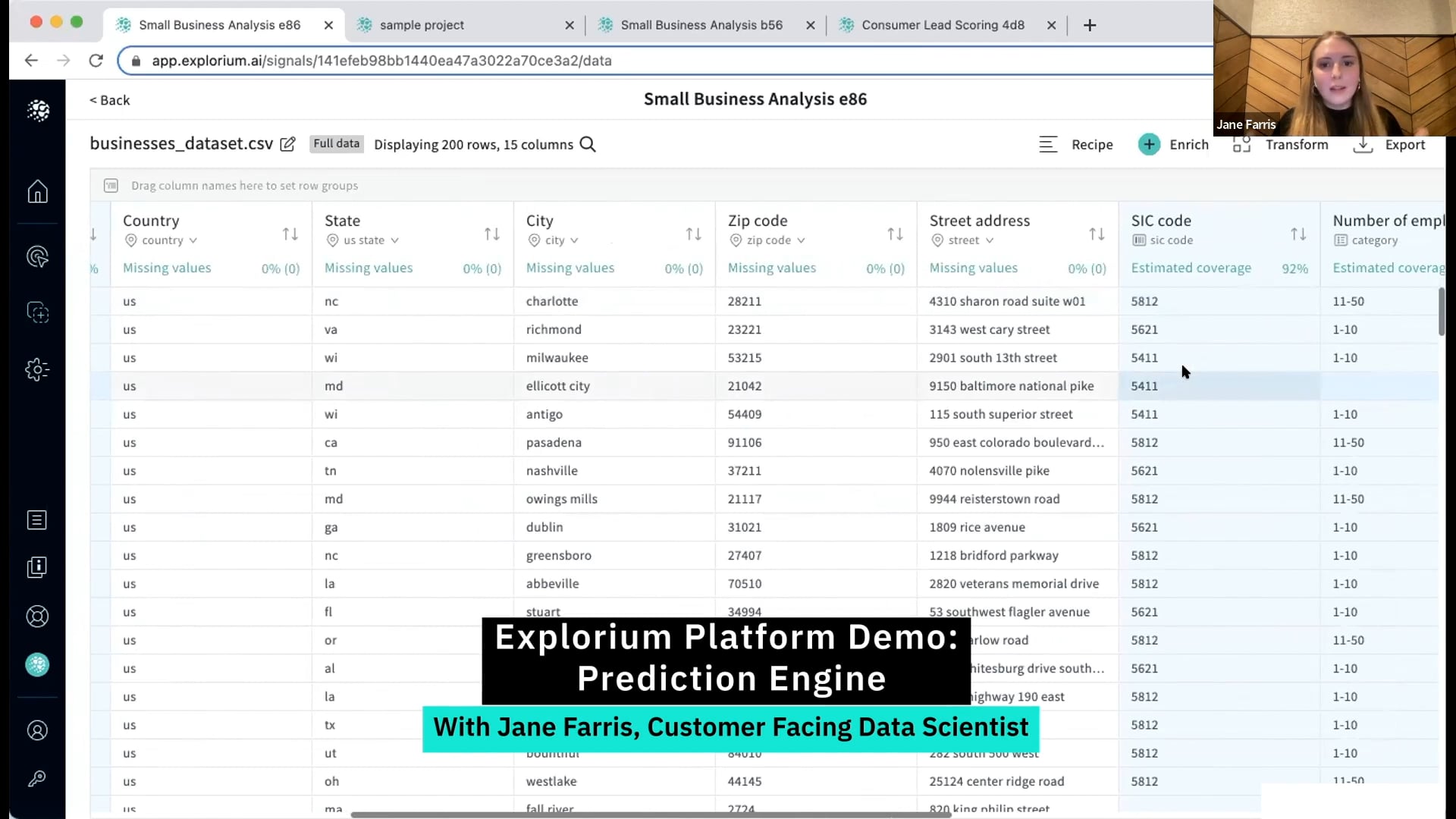 Explorium Prediction Engine Demo on Vimeo