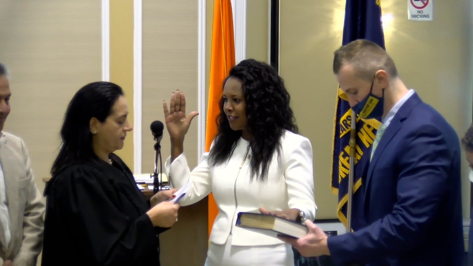 Celebratory Oath of Office for County Legislator Mazi Melesa Pilip.mp4