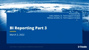 February Admin Training Webinar | Business Intelligence Report Pt.3